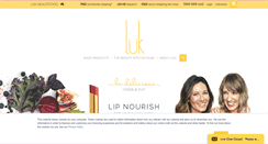 Desktop Screenshot of lukbeautifood.com